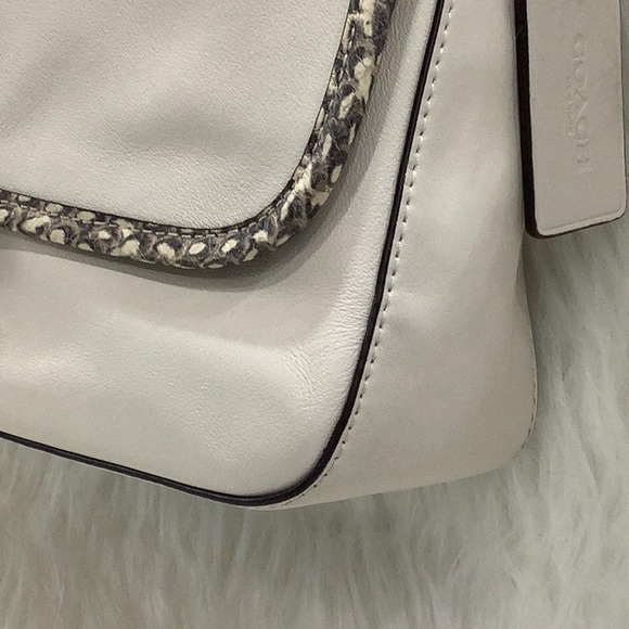 COACH SOFT TABBY CROSSBODY SNAKESKIN DETAIL - Picture 8 of 16